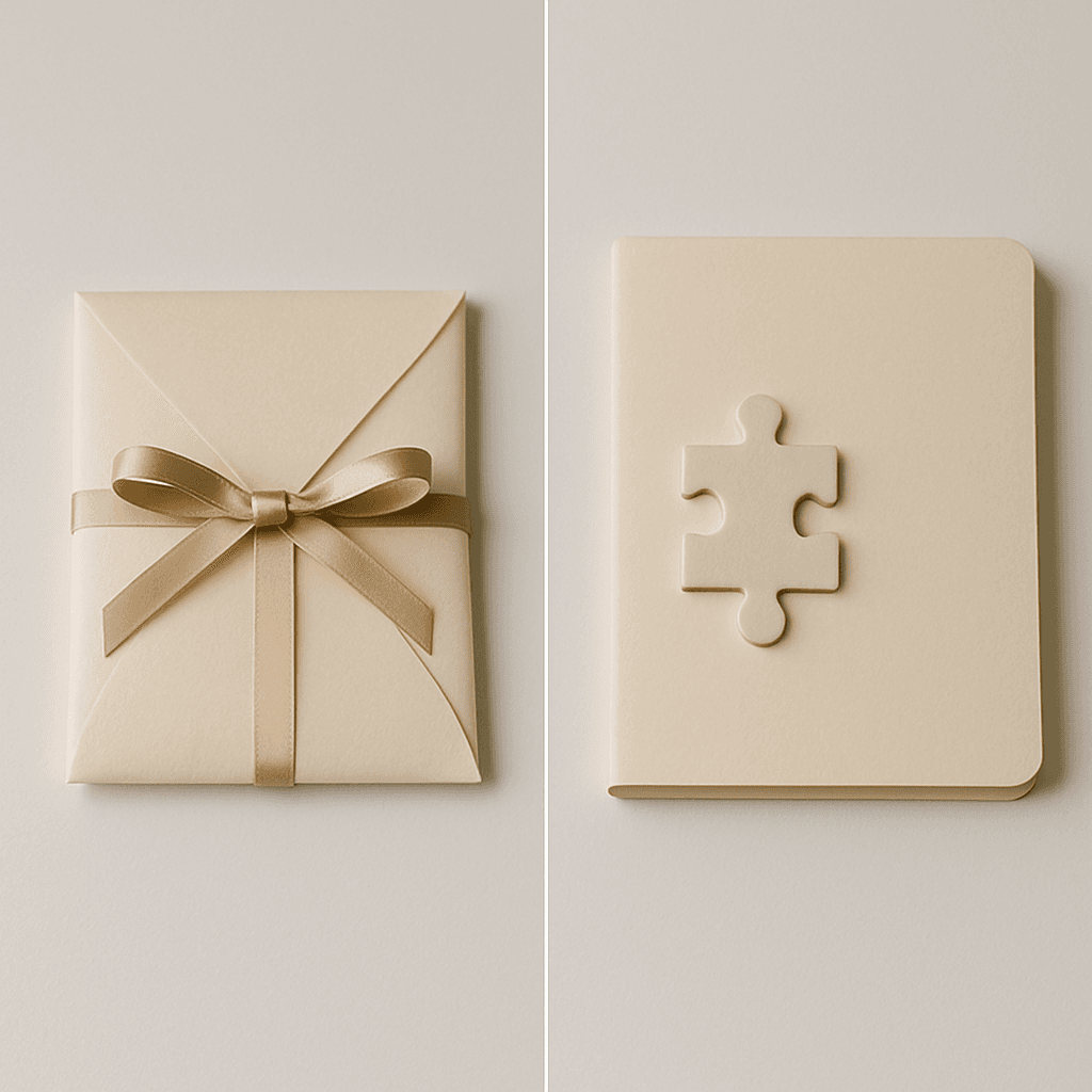 Probate advances vs asset assignment concept using envelope and transfer-style objects