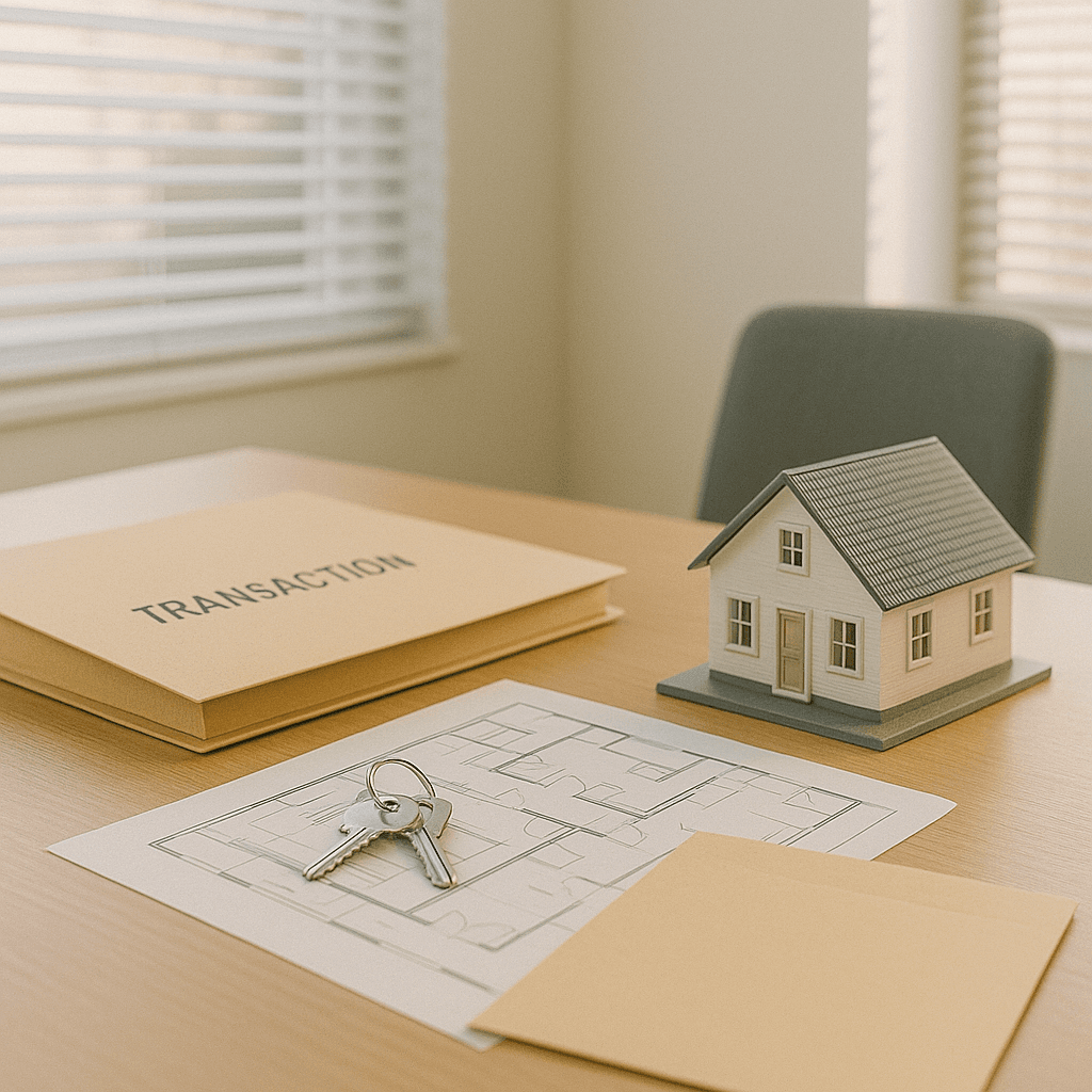 Property model and keys symbolizing realtor involvement in probate funding deals