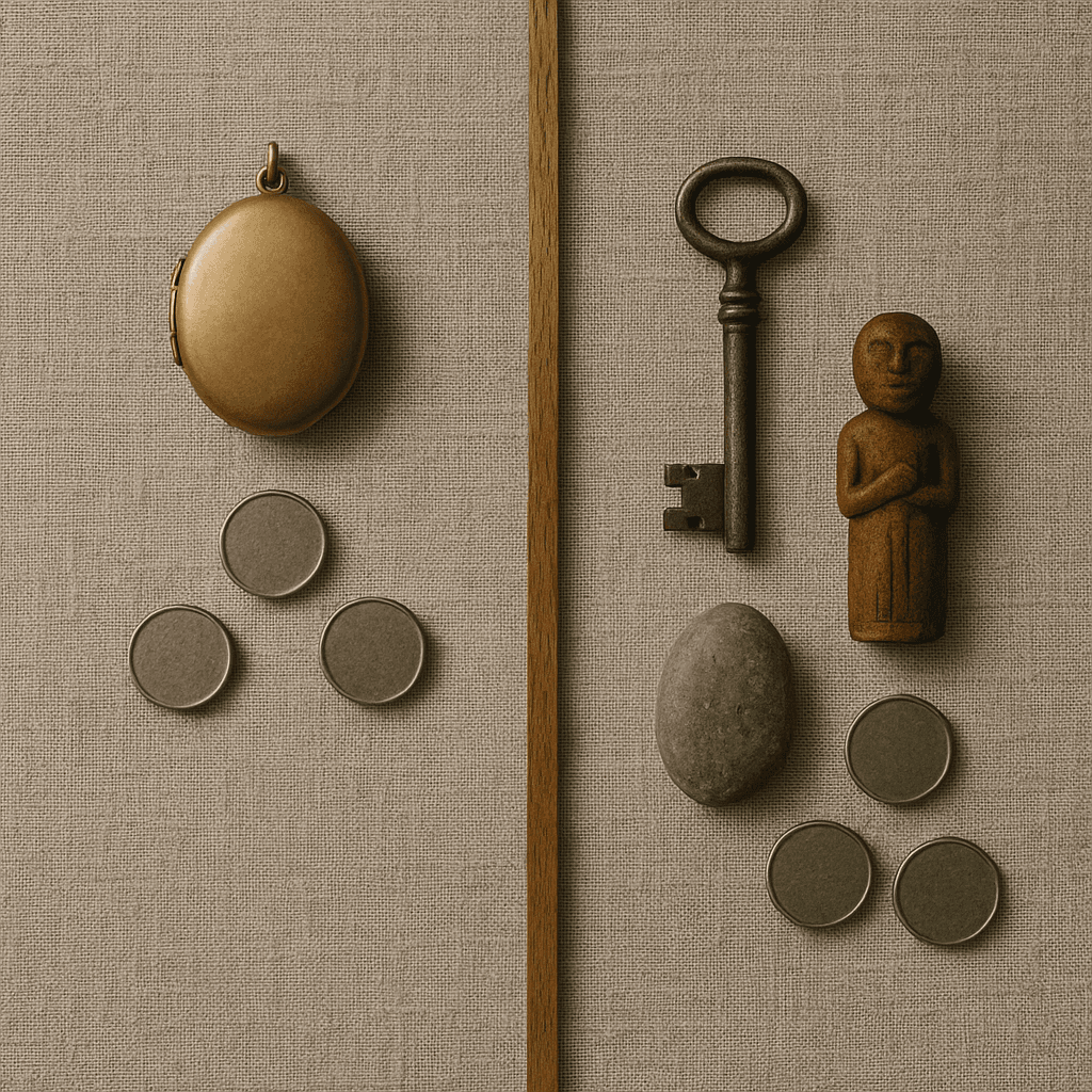 Inheritance equalization concept with balanced heirlooms and tokens for blended families