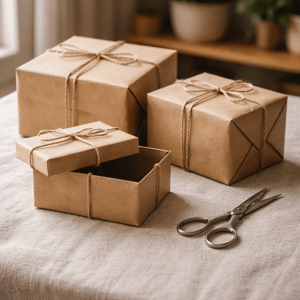 Abatement rules concept with plain gift boxes showing reduced estate gifts